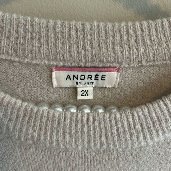 Andree By Unit Colorful Soft Striped Sweater. Size 2X - Picture 3 of 5